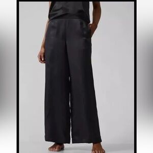 Elegant Black Women's Wide-Leg Pants